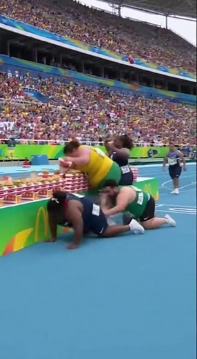 OZEMPICS: Fat People Olympic 100m Race Sprint #funny #olympics #mcdonalds #fatlympics