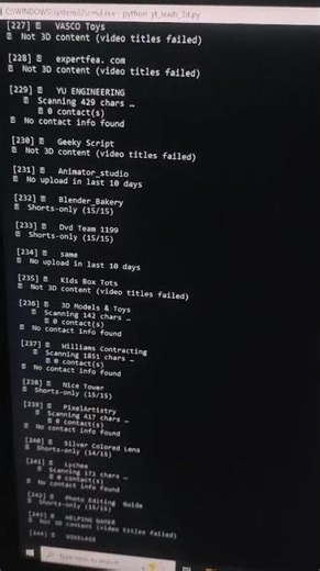 Collecting leads from YouTube channel to contact them