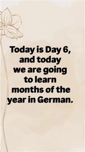 Day 6 of my 150-Day 🇩🇪German Language Challenge.