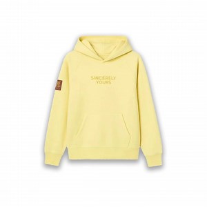 Handmade Sincerely Yours Matter Salish Hoodie, Yellow Oversized Sweatshirt - Etsy