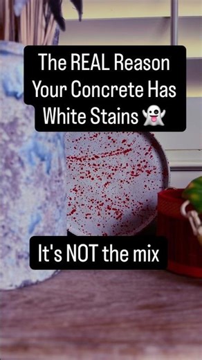 Read my 91% IPA Rule to prevent Concrete stains.