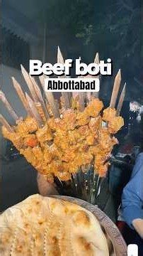40 Saal Purani Imran Tikka Shop | Abbottabad Ki Famous Beef Boti 🇵🇰 #foodvlog