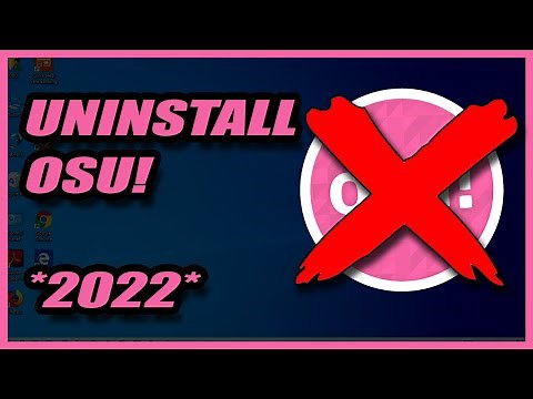 HOW TO UNINSTALL OSU! TUTORIAL 2024