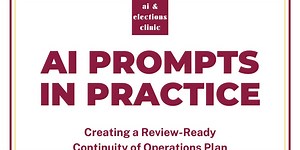 Using AI to Create a Continuity of Operations Plan That’s Ready for Review