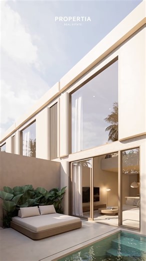 Real Estate Agency In Bali | Selling Villas & Land on Instagram: "The villa is stunning — but the location does all the work. 📍📈 Just steps from two white-sand beaches, including Padang Padang, with cafés and spas right nearby. This is a location where demand stays strong year-round. Somo Villas offers 1–2BR layouts designed for lifestyle living and solid daily rental returns, with open spaces, high ceilings, floor-to-ceiling windows, and private pools. The 2BR units also feature a rooftop, pe