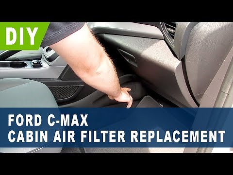 Ford C-Max Cabin Air Filter Replacement ( 2013 2014 2015 2016 2017 2018 )