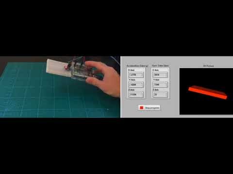 3D Graphics Using Accelerometer Using LabVEIW