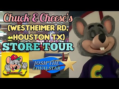 Chuck E Cheese's (Westheimer Rd, Houston TX) Store Tour | ‪@wikkidpiggzcec3329‬ | Josh The Loyalstar
