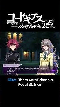 Code Geass RE: Promise of Dawn - Kallen Find out Zero's Identity #lelouch #codegeass #loststories