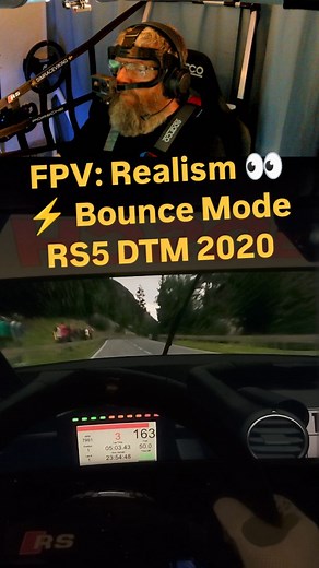 Audi RS5 DTM France 2020 💥 FPV Realism| Headcam Real DTM motion — every bump, every jump, every heartbeat. FPV Realism in full control mode, captured raw through the downhill section in France. Pure grip, real sound, and true motion feedback from the full-rig setup. Feel the tension, the slides, and the chaos that makes simracing alive. • Fanatec DD • Qubic QS-BT1 Belt Tensioner • Simrig SR-2 Motion System • Slip-Angle Shakers • SimLab GT1 Evo • SimLab XP1 Pedals • Triple curved 32" 165 Hz • Os