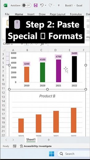 Copy Chart Formatting in Excel with Paste Special – Fast & Easy!