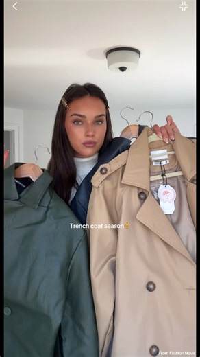 1.2K views | Trench coat season is upon us & here is your inspo! #outfitinspo #ootd #FallFashion #winterfashion #trenchcoat | Tori Voelker | Facebook