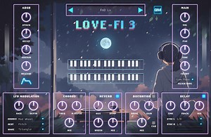 Love-Fi 3 by Quiet Music - lofi beats Plugin VST VST3 Audio Unit