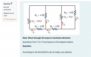 According to Kirchhoff's rule of nodes, as applied to the provi... | Filo