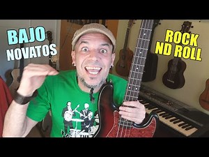 Como tocar ROCK AND ROLL en BAJO | Tutorial FACIL