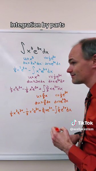 Integration by parts… again! #calctok #apcalc #apcalcab #apcalcbc #calc #calculus #mathtok #math #ibp