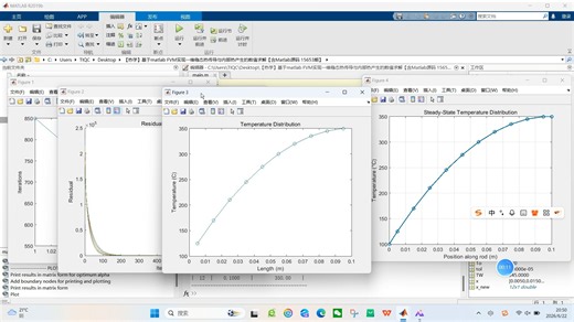 【热学】基于matlab FVM实现一维稳态热传导与内部热产生的数值求解【含Matlab源码 15653期】