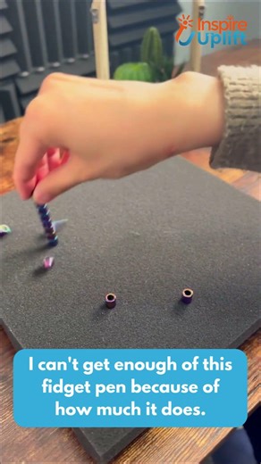 Write, clip, spin & fidget with this pen.