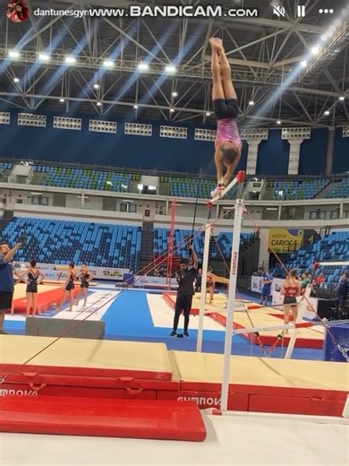 2024 Brazil Trophy - Rebeca Andrade UB training Video: @dantunesgym @cbginastica @rebecarandrade | International Gymnast Magazine