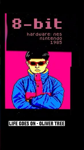 Life Goes on: 4 x 8 x 16-bit #olivertree #remix #pixelart #videogames