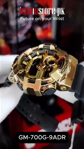 Bold gold style meets toughness — Casio GM-700G-9ADR built to stand out.#casio #gshock #watch