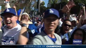 272K views · 10K reactions | GO DODGERS! Hundreds of thousands of people gathered in downtown LA to watch the Boys in Blue celebrate their World Series win. #Dodgers #GoDodgersFOX11 WATCH #LIVE: https://bit.ly/48v3lyU | FOX 11 Los Angeles | Facebook