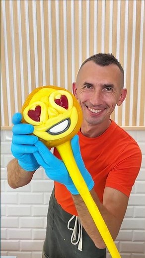 Incredible Candy Cutting Skills - Watch This Satisfying Emoji Art!