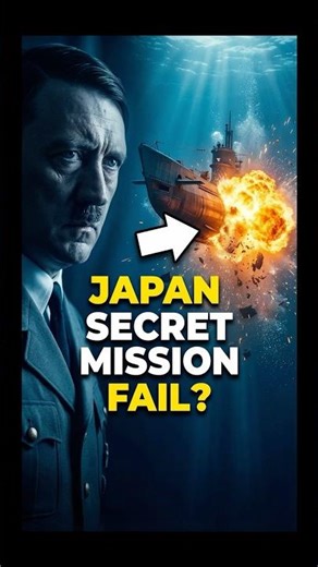 Did One Radio Signal Sink Japan’s Secret Submarine? 🤯⚓ #worldwar2 #facts #hitler #secretmissions
