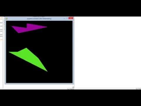 Pygame tutorial-8- How to draw a polygon