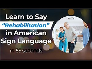 Signing in Seconds: Learn how to say REHABILITATION in ASL! LESS THAN 40 SECONDS!