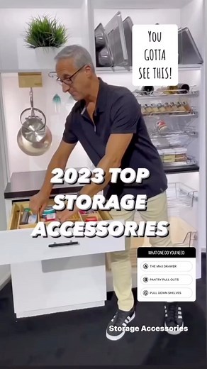 23K views · 138 reactions | Remodeling Your Kitchen? Don’t Forget About These! Here are the Top Kitchen Storage Accessories for 2023. What’s Your Favorite? #kitchen #storage #organization #gadgets #reels | Interior Trend Inc. | Facebook