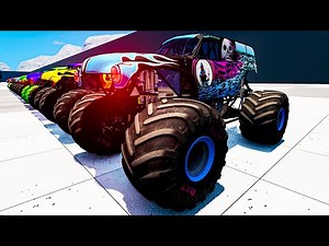 Epic Monster Truck Wrecks Compilation | Grave Digger | Monster Truck JAM Crashes #6