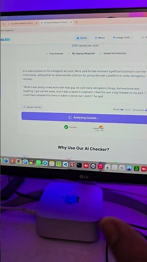 Free AI Content Detector Online #shorts