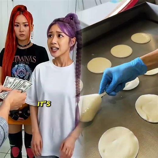 Rumy found a washing machine that makes GOLD... Jinu stole it! 😱💰 #kpop #rumi #funny #shorts