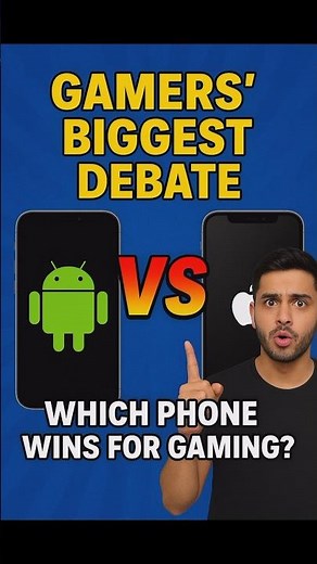 Android vs iPhone Gaming 🎮 | Control or Smooth Play? #Shorts #Gaming