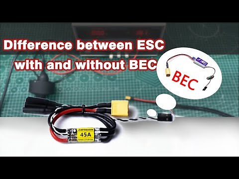 Difference between ESC with and without BEC