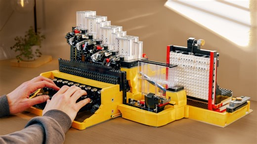 Building a LEGO Typewriter That Actually Types