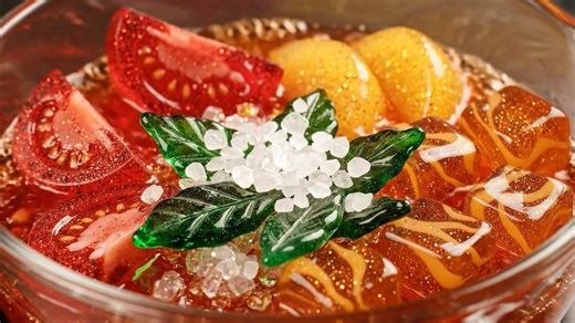 AI视频系列 烹制热气腾腾的玻璃炖牛肉🍲✨