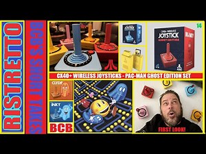 Ristretto 14: Atari Pac-Man CX40+ Wireless Ghost Joystick Set! Full Unoboxing & 1st Impressions