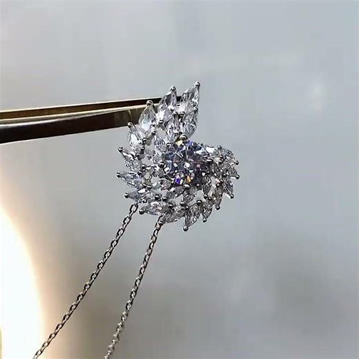925 Sterling Silver CZ Necklace | High-End Custom Jewelry Manufacturer | Private Label Available