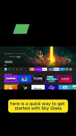 SkyGlass on Firestick Just Enter This Code 👀📺 #Shorts