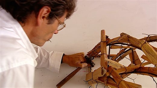 Richard Tuttle uses humble materials such as paper, wire, and string to create art “that accounts for the invisible.” “Art is... is life, you know, it in fact has to be, all of life,” says the artist. “It's the essential....clue to…to everything.” Season 3 of “Art in the Twenty-First Century” is now available on YouTube for the first time ever. Watch Richard Tuttle in “Structures” now→ https://youtu.be/EeJT7lSX77s | Art21