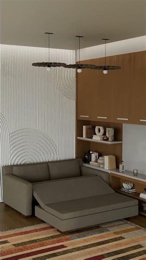 DIY Hidden Table – Smart Space Saving Idea! 🤯 #home