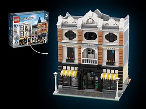 LEGO MOC-150378 Hi-Fi Store & Cafe - 10255 Assembly Square Alternative Build (Modular Buildings 2023)