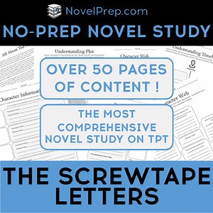 The Screwtape Letters by C.S. Lewis Novel Study – No Prep!