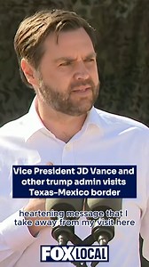 The vice president and other members of the Trump administration were in Eagle Pass, Texas Wednesday to highlight President Donald Trump's border policies. https://www.fox26houston.com/news/vice-president-jd-vance-visits-texas-mexico-border?utm_campaign=trueanthem&utm_medium=trueanthem&utm_source=facebook | FOX 26 Houston