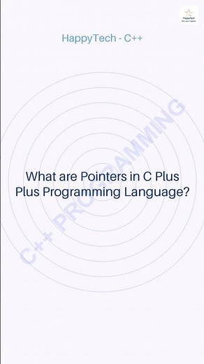 What are Pointers Explained in 30 Seconds | C++ | HappyTech #coding #computerscience #cpp