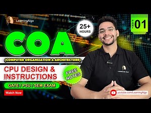Lec-1: CPU Design & Instructions in One Shot | GATE 2027-28 | Gate Series | Raghav Singh