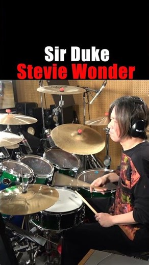 Sir Duke - Stevie Wonder Drum cover No.3 playing it on stream #drums #steviewondercover #sirduke