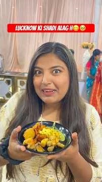 Lucknowi Shadi😱😋🥹…#shorts #ytshorts #minivlog #youtubeindia #shadi #shadiseason #foodlover